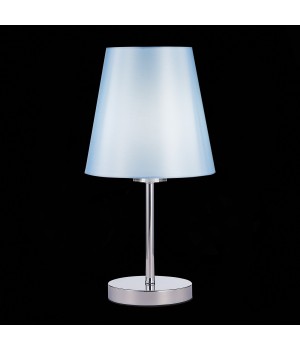 SLE105614-01 Прикроватная лампа Хром/Светло-голубой E14 1*40W PERAMONE-foto3