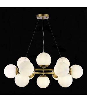 SLE1191-203-12 Люстра подвесная Золотистый/Белый E27 12*60W FRATTA-foto4
