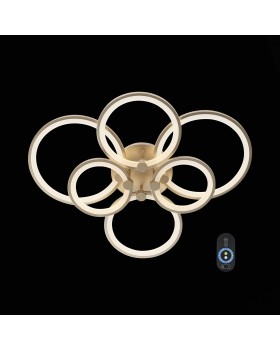 SL867.202.06 Люстра потолочная ST-Luce Золотистый/Белый LED 1*85W 3000K-6000K TWIDDLE DIMMER-foto9