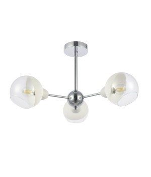 SLE102702-03 Люстра потолочная Хром/Прозрачный, Матовый никель E14 3*40W GIORTE-foto2