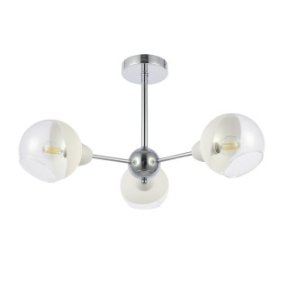 SLE102702-03 Люстра потолочная Хром/Прозрачный, Матовый никель E14 3*40W GIORTE-foto2