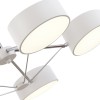 SLE6005-502-05 Светильник потолочный Белый/Белый LED 5*10W VALLE