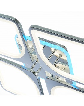 SLE500412-04RGB Светильник потолочный Хром/Белый LED 1*136W RGB 8W 3000-6000K VALIA-foto5