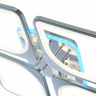 SLE500412-04RGB Светильник потолочный Хром/Белый LED 1*136W RGB 8W 3000-6000K VALIA-foto5