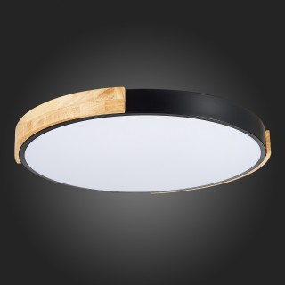 SLE201342-01 Светильник потолочный Черный, Светлое дерево/Белый LED 1*40W 3000K/4000K/6000K DELIA-foto12