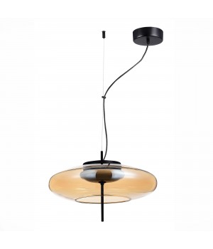 SL6500.413.01 Подвес ST-Luce Черный/Янтарный LED 1*15W 3000K HELIA-foto2