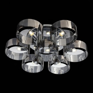 SL483.702.07 Светильник потолочный Хром/Дымчатый E27 7*40W FORESTA-foto7