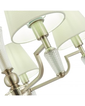 SLE105503-05 Люстра подвесная Никель/Белый E14 5*40W REIMO-foto10