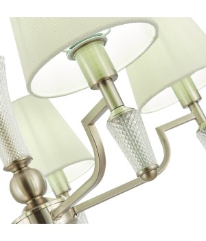 SLE105503-05 Люстра подвесная Никель/Белый E14 5*40W REIMO-foto10