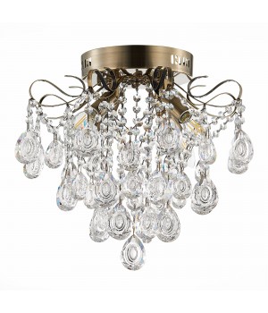 SLE160102-04 Светильник потолочный Бронза/Прозрачный E14 4*60W KAME-foto2