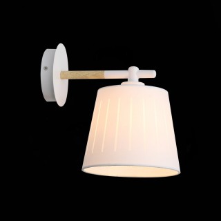 SL375.501.01 Бра Белый, Светлое дерево/Белый E27 1*40W PASSETO-foto6