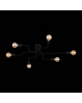 SL419.442.06 Люстра потолочная Черный E27 6*60W ANO-foto15