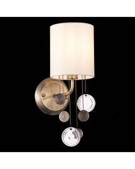 SLE107931-01 Бра Бронза/Бежевый E14 1*40W SEVILLA-foto3