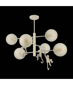 SLE115103-06 Люстра потолочная Белый/Белый E14 6*60W TENATO-foto5