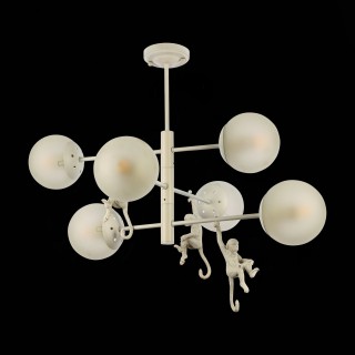 SLE115103-06 Люстра потолочная Белый/Белый E14 6*60W TENATO-foto5