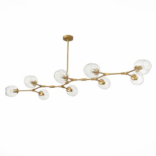 SLE154823-09 Люстра подвесная Золотистый/Прозрачный E27 9*40W RAMETTO-foto2