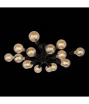 SL419.402.16 Люстра потолочная Черный E27 16*60W ANO-foto3