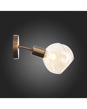 SLE155301-01 Светильник настенный Античная медь/Янтарный E14 1*60W GENTORE-foto8