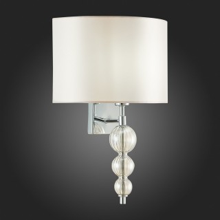 SLE105701-01 Бра Хром/Светло-бежевый E14 1*40W RAMER-foto5