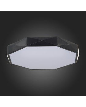 SLE200842-01 Светильник потолочный Черный/Белый LED 1*45W 3000K/4000K/6000K RONDO-foto12