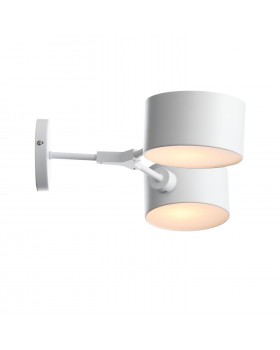 SLE183501-02 Светильник настенный Белый/Белый E14 2*60W GIMENTO-foto3