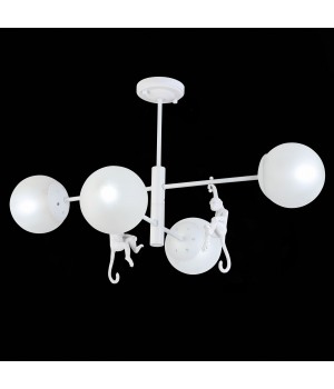 SLE115102-04 Люстра потолочная Белый/Белый E14 4*60W TENATO-foto4