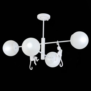 SLE115102-04 Люстра потолочная Белый/Белый E14 4*60W TENATO-foto4