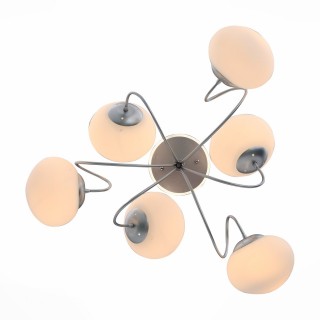 SL717.552.06 Люстра потолочная Серебристый/Белый E27, LED 6*40/3(подсветка)W ACINI-foto10