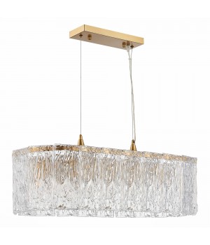 SLE283203-10 Люстра подвесная Золотистый/Прозрачный E27 10*40W RIDA-foto2