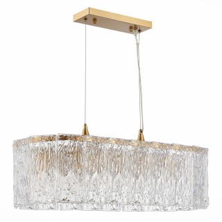 SLE283203-10 Люстра подвесная Золотистый/Прозрачный E27 10*40W RIDA-foto2