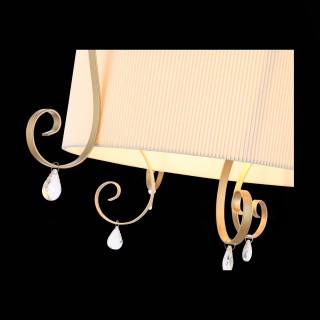 SL177.213.03 Люстра подвесная, потолочная Золотистый/Белый E14 3*40W AZZURRO-foto6