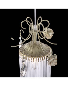 SL425.503.01 Подвес ST-Luce Белый/Прозрачный E14 1*40W PETRA-foto6