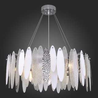 SL1224.103.10 Люстра подвесная ST-Luce Хром/Прозрачный, Белый E14 10*60W LASTRA-foto5