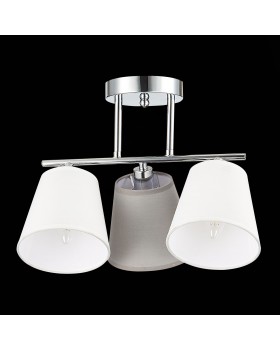 SLE300402-03 Люстра потолочная хром/белый, серый E14 3*40W PRATO-foto5
