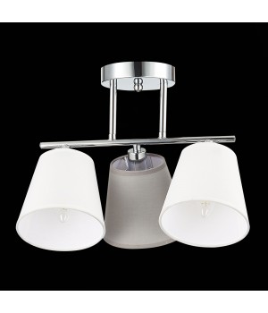 SLE300402-03 Люстра потолочная хром/белый, серый E14 3*40W PRATO-foto5