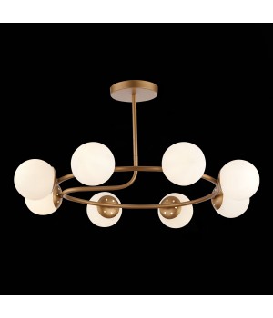 SLE220602-08 Люстра потолочная Золотистый/Белый E14 8*40W CALABRIA-foto4