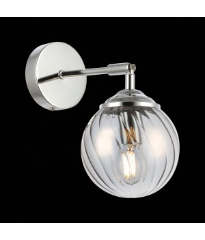 SLE102201-01 Бра Хром/Дымчатый E14 1*40W FASIA-foto3