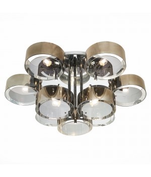 SL483.702.09 Светильник потолочный Хром/Дымчатый E27 9*40W FORESTA-foto14