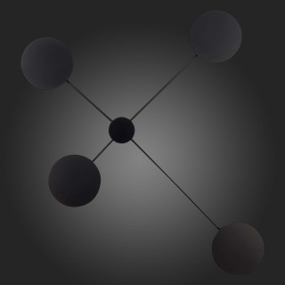 SL6006.401.04 Светильник настенно-потолочный ST-Luce Черный/Черный LED 4*5W 3000K Tondo-foto5