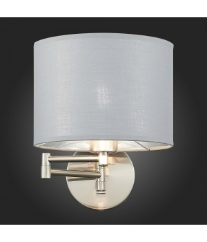 SLE300511-01 Бра Никель/Серый, Серебристый E27 1*40W BRESCIA-foto6