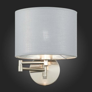 SLE300511-01 Бра Никель/Серый, Серебристый E27 1*40W BRESCIA-foto6