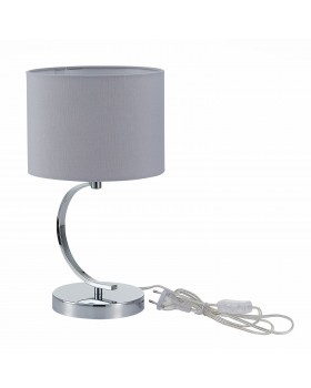 SLE105304-01 Прикроватная лампа Хром/Серый E14 1*40W LINDA-foto2