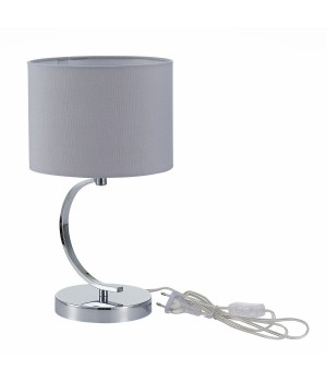 SLE105304-01 Прикроватная лампа Хром/Серый E14 1*40W LINDA-foto2