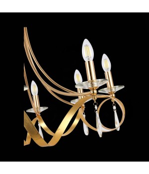 SLE120213-08 Светильник подвесной Французское золото E14 8*40W FILATTA-foto6