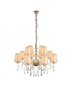 SL176.203.12 Люстра подвесная ST-Luce Золото, Прозрачный/Бежевый, Золото E14 12*40W AUMENTATO-foto11