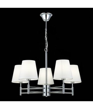 SLE105453-05 Светильник подвесной Хром/Белый E14 5*40W LAGORO-foto4