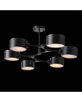 SLE183402-06 Люстра потолочная Черный/Черный E14 6*60W GIMENTO-foto7