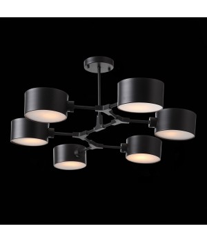 SLE183402-06 Люстра потолочная Черный/Черный E14 6*60W GIMENTO-foto7