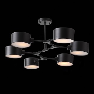 SLE183402-06 Люстра потолочная Черный/Черный E14 6*60W GIMENTO-foto7