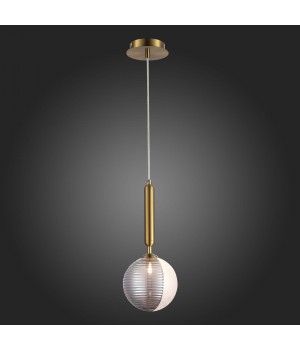 SLE1096-203-01 Подвес Матовое золото/Белый, Дымчатый G9 1*5W AVEIRO-foto5